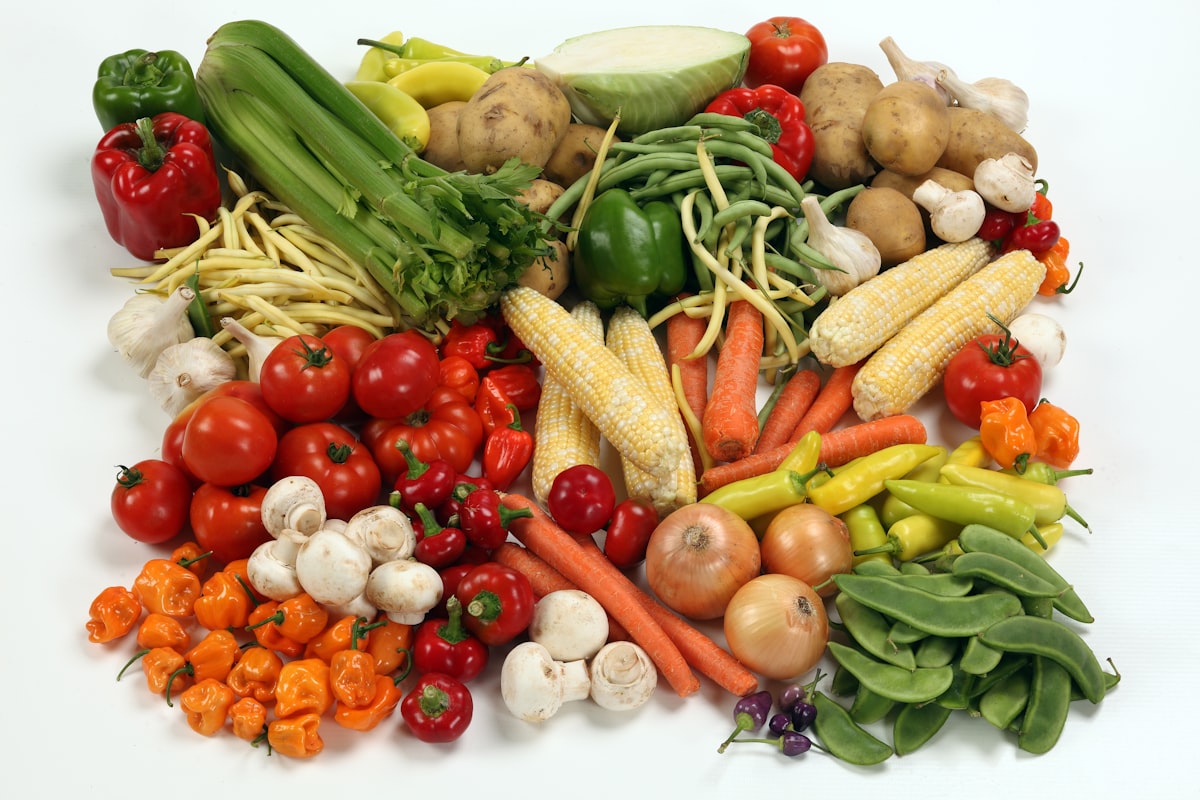 Zdravé potraviny bohaté na vitaminy a minerály